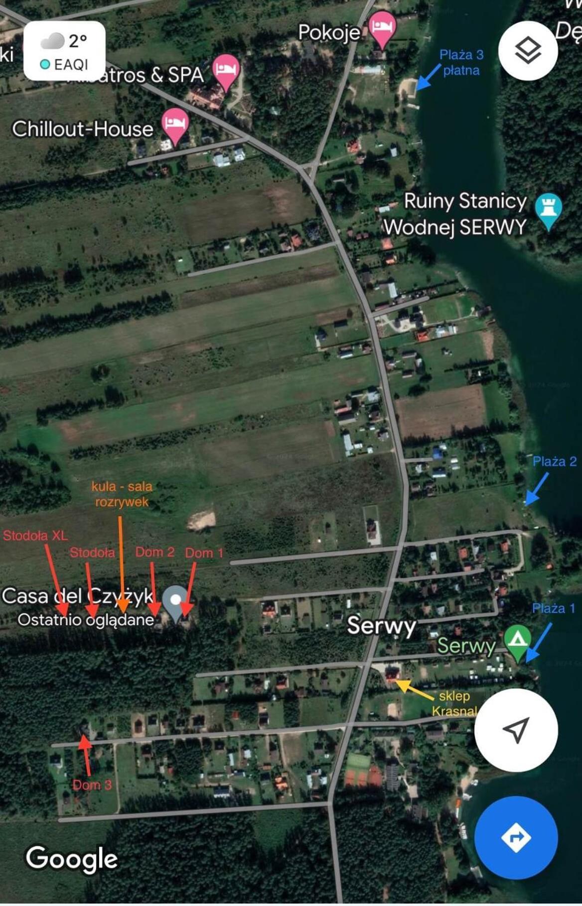 Caloroczne Domy Z Bala - Casa Del Czyzyk Serwy Bagian luar foto